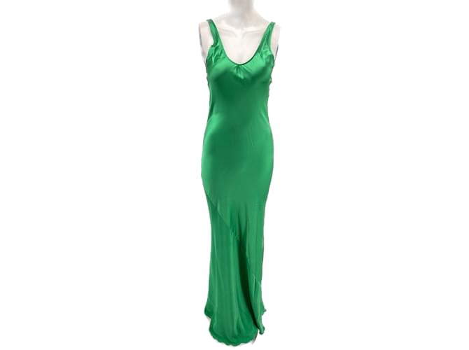 Autre Marque VALLE AND VIK  Dresses T.0-5 1 silk Green  ref.1028938