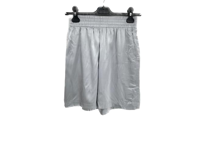 HELMUT LANG Pantalones cortos T.Seda XS Internacional Gris  ref.1029016