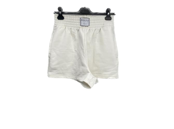 Autre Marque MANOLA Shorts T.Internationale S-Baumwolle Weiß  ref.1029021