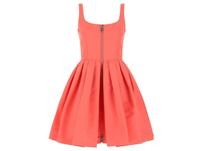 Alexander Mcqueen Dresses Coral Polyester  ref.1029057