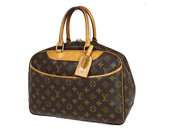 Louis Vuitton Deauville Brown Cloth  ref.1029188