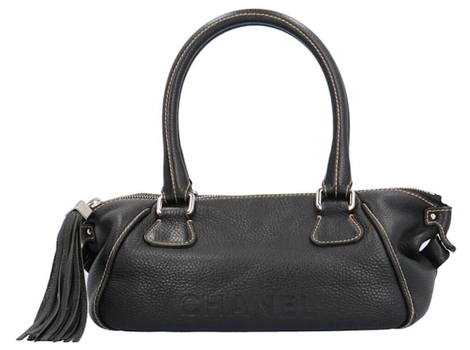 Chanel Tassel Black Leather  ref.1029333