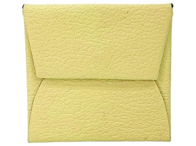 Hermès Bastia Yellow Leather  ref.1029394