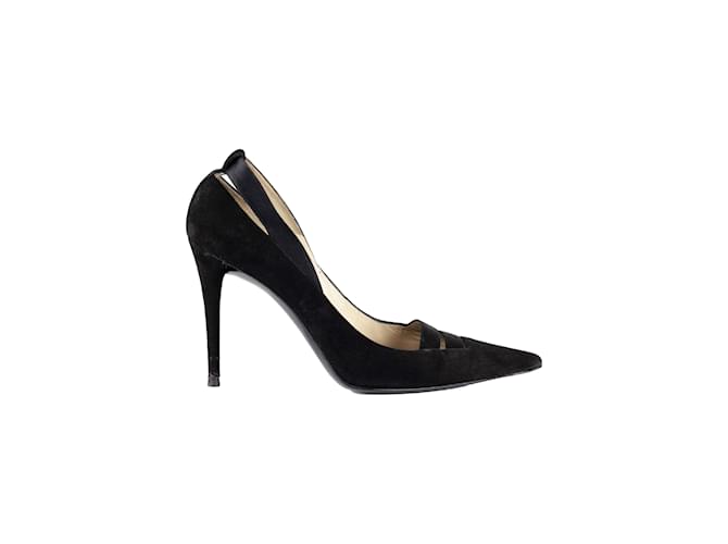 Gucci Pointed-toe Pumps Black Leather  ref.1029687