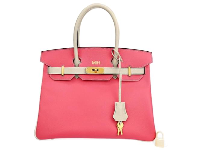 Hermès HERMES BIRKIN 30 Cuir Rose  ref.1029713