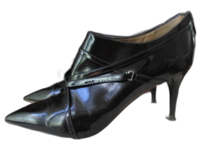 Chloé botines Negro Charol  ref.1029717