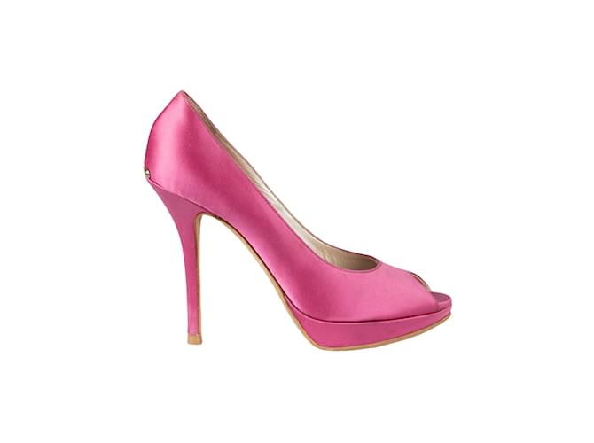 Miss Dior Dior Peep-Toe Pumps Pink  ref.1029877