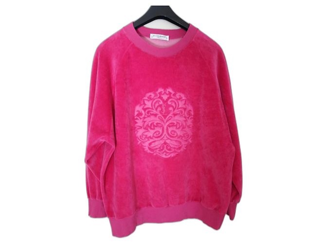 Sudadera Yves Saint Laurent Variation Fucsia de Algodón