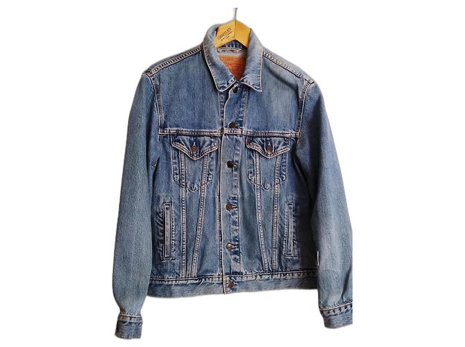Levi's Jeansjacke Blau Baumwolle Größe M