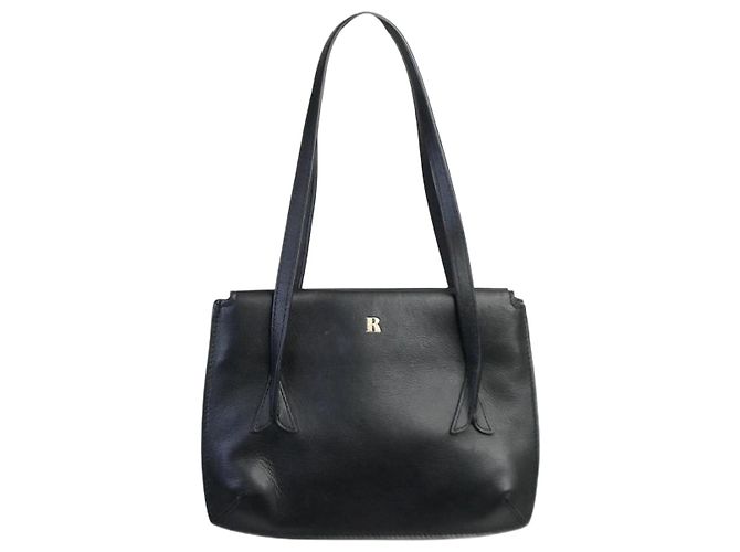 Rouje Bolsa J de couro preta