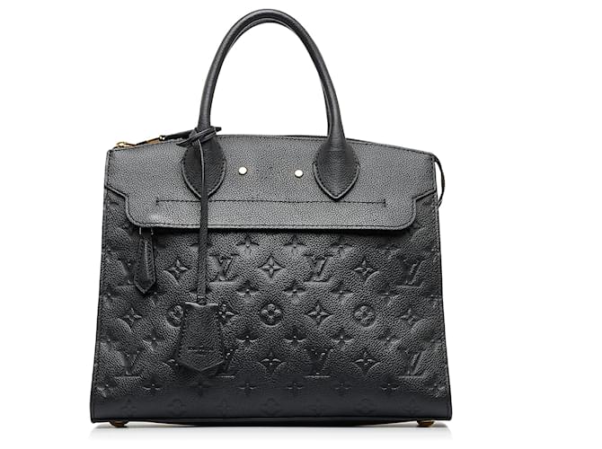 Louis Vuitton Black Monogram Empreinte Pont Neuf MM Leather ref.1030026 -  Joli Closet