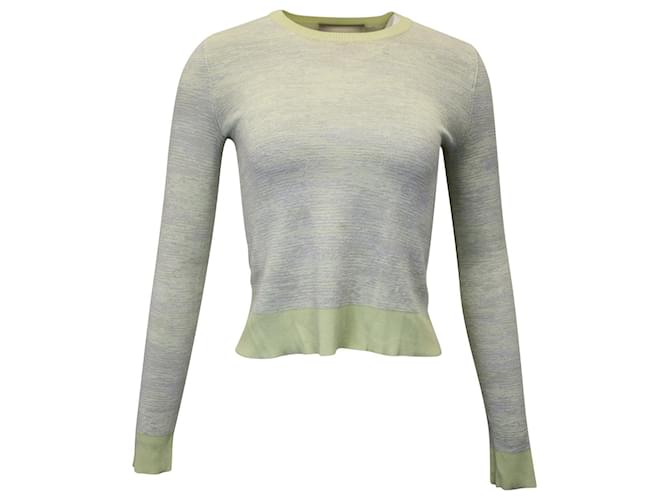 Jason Wu Knitted Sweater in Yellow Green Polyester  ref.1030254