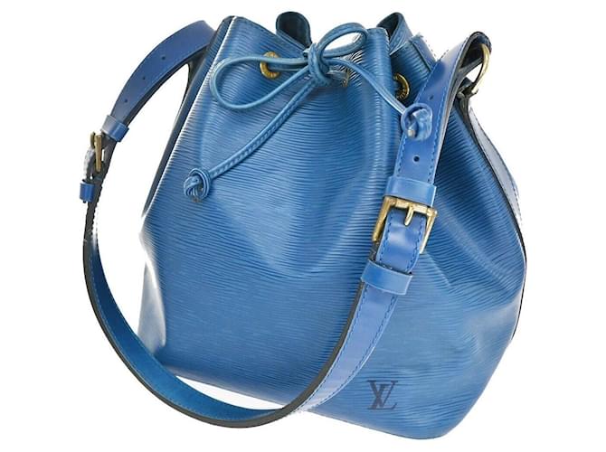 Noe Louis Vuitton Petit Noé Blue Leather  ref.1030566