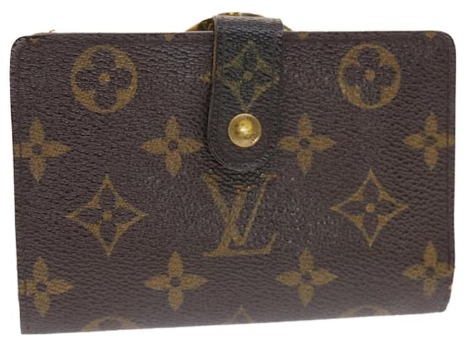 LOUIS VUITTON Monogramm Porte Monnaie Billets Viennois Geldbörse M61663 Auth 50812 Leinwand  ref.1030617