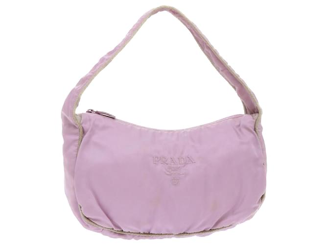 PRADA Shoulder Bag Nylon Pink Auth bs7263  ref.1030669