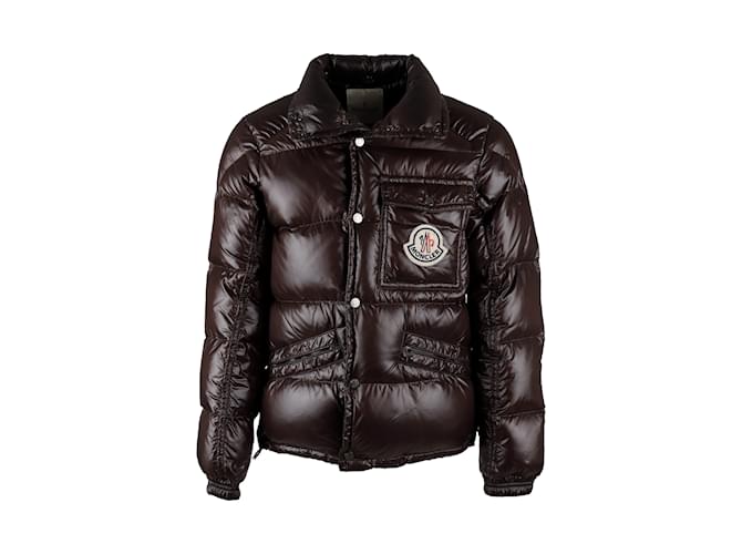 Moncler K2 Down jacket Brown  ref.1030678