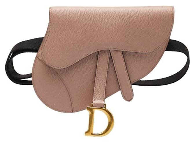 Dior Saddle Pink Leather  ref.1030723