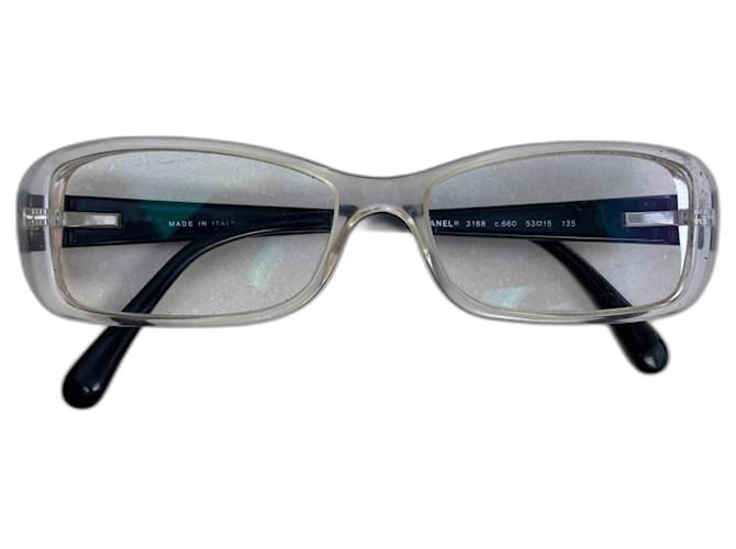 Chanel occhiali da sole Nero Plastica  ref.1030749