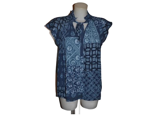 Ralph Lauren Vestido blusa Azul Sintético  ref.1030837