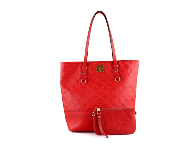 LOUIS VUITTON  Handbags T.  leather Red  ref.1030879