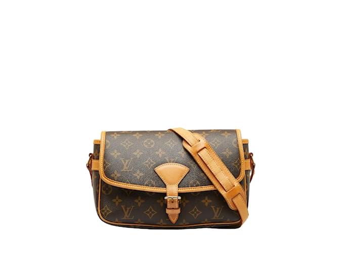 LOUIS VUITTON Louis Vuitton Monogram Sologne Brown M42250 Women's Canvas  Shoulder Bag
