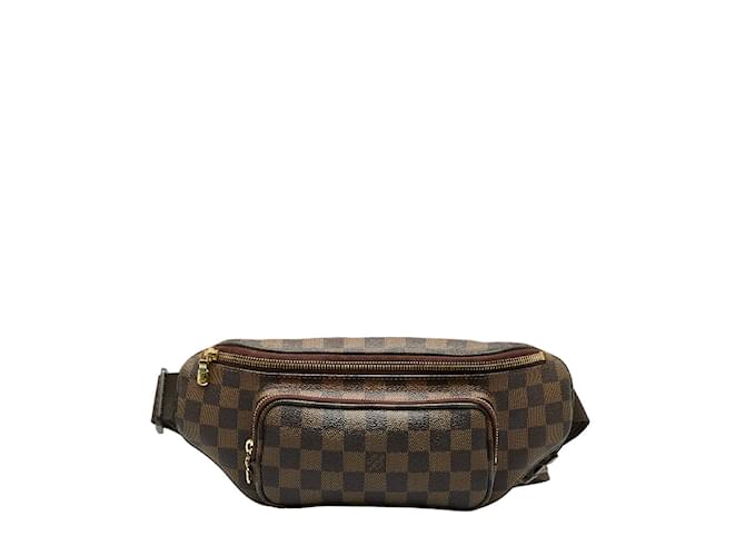 LOUIS VUITTON Melville Damier Ebene BumBag Brown