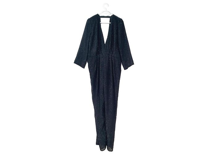 Autre Marque Bec & Bridge Overall Schwarz Viscose