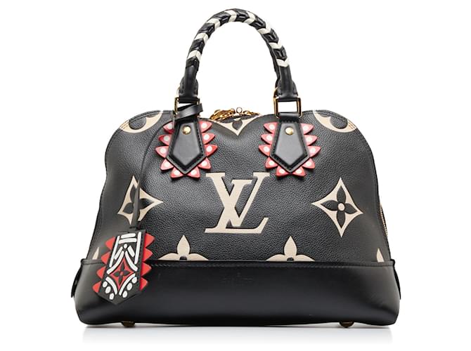 Louis Vuitton Black Monogram Empreinte Neo Alma BB Leather ref
