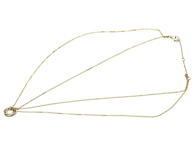 Cartier Trinity Dourado Ouro branco  ref.1031192