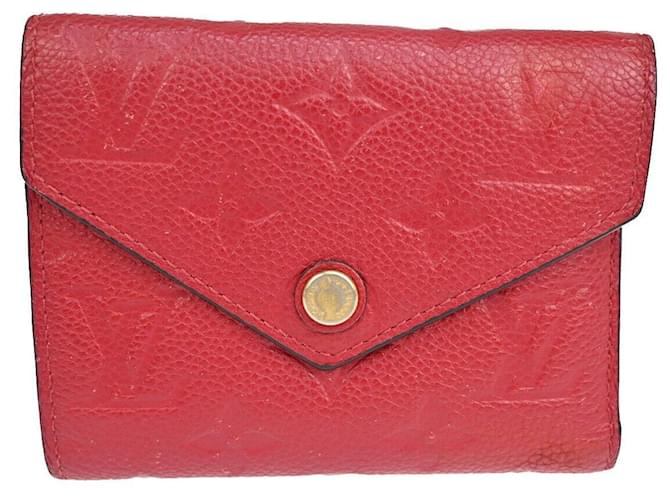 Louis Vuitton Victorine Red Leather  ref.1031512