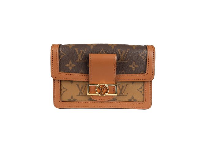 Bumbag Louis Vuitton Monogram Reverse Canvas Dauphine-Gürteltasche Braun