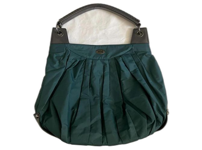 Borsa a spalla grande Bimba & Lola Grigia e Verde Grigio