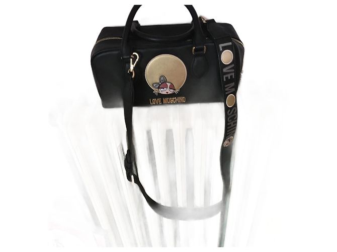 Borsa bowling Love Moschino nera Nero