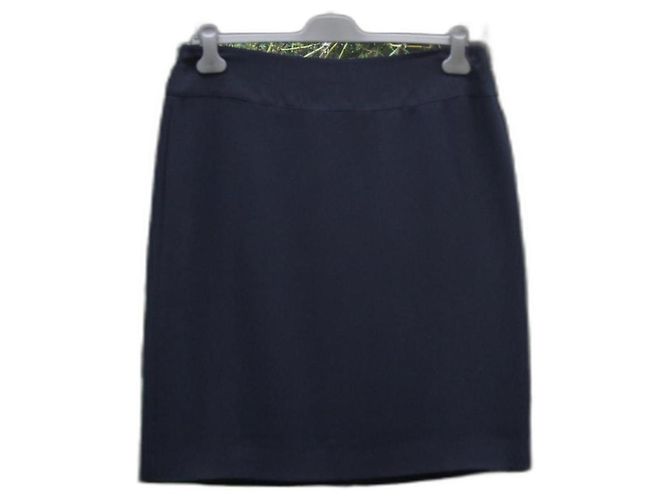 Falda Burberry negra de poliéster Negro