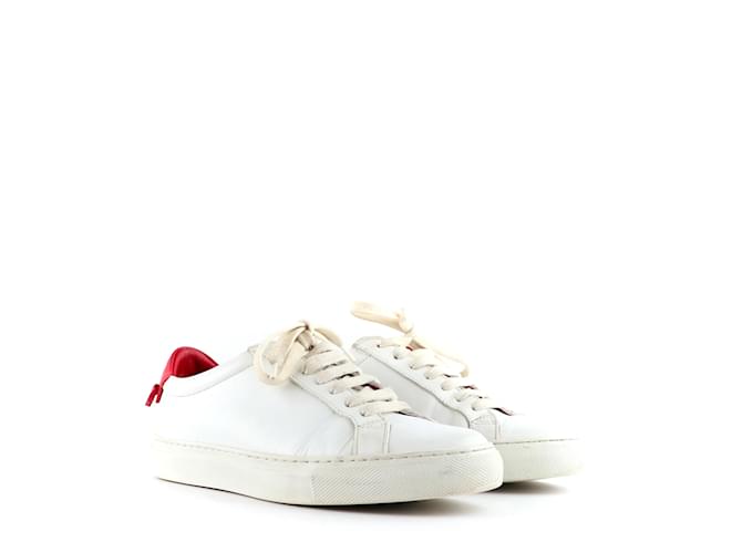 GIVENCHY  Trainers T.eu 36 leather White  ref.1031785