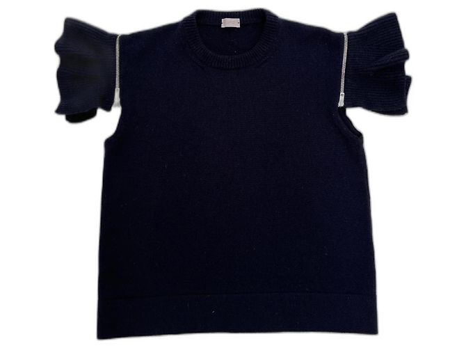 Mrz Strickjacke dunkelblau Kaschmir