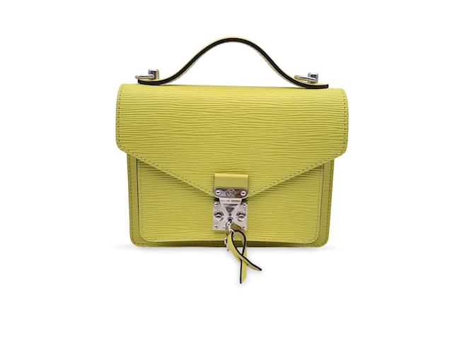 Louis Vuitton Pistache Epi Leather Monceau BB Bag M40978