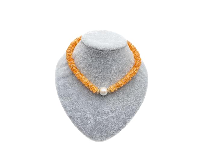 Autre Marque NON SIGNE / UNSIGNED  Necklaces T.  Other Orange  ref.1032023