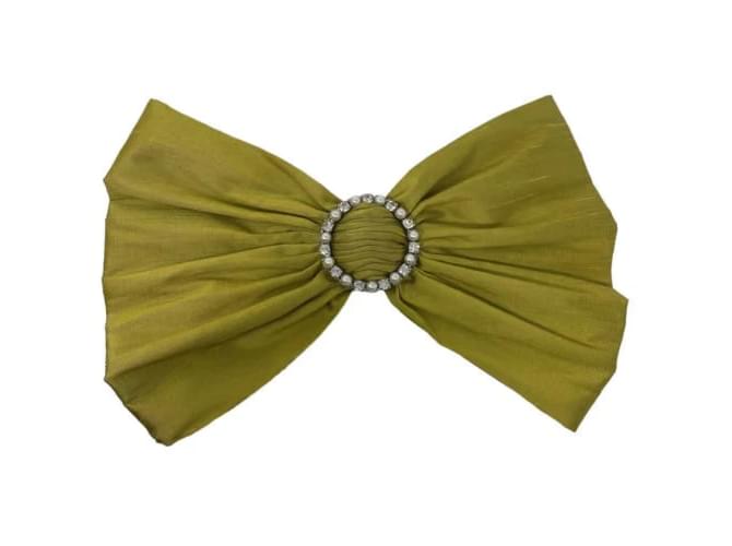 Autre Marque VANINA  Hair accessories T.  cloth Green  ref.1032059