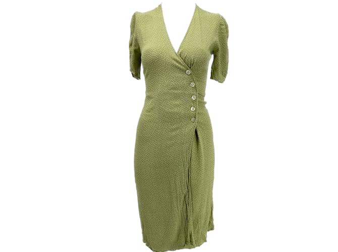 ROUJE  Dresses T.fr 36 Viscose Green  ref.1032146