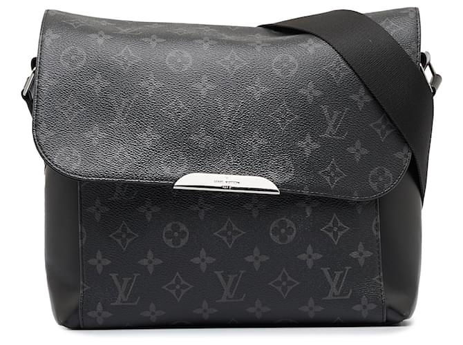 Pre-owned Louis Vuitton Briefcase Explorer Monogram Eclipse Black