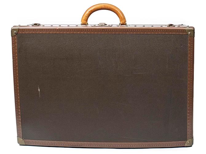 Louis Vuitton Bisten 70 Suitcase Trunk Black Epi Leather, France