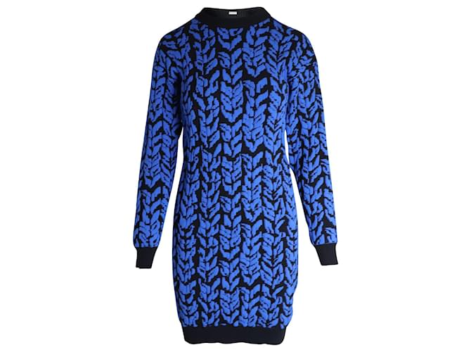 Balenciaga Sweater Dress in Blue Nylon  ref.1032277