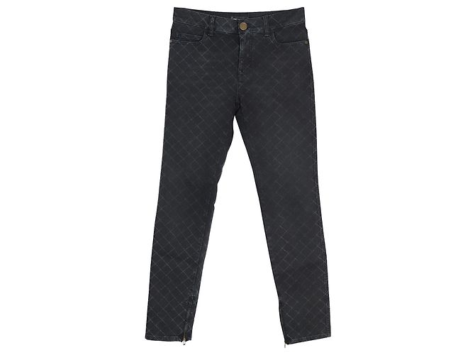 Vaqueros Boyfriend Chanel de algodón negro