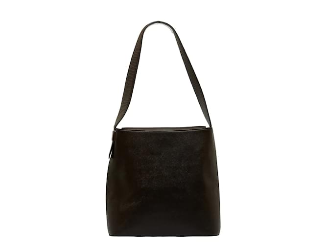 Burberry Leather Shoulder Bag Brown  ref.1032344