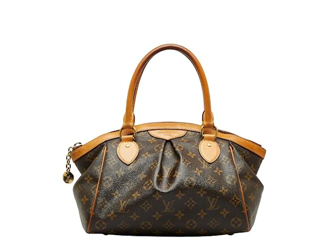 Louis Vuitton LOUIS VUITTON Handbag Monogram Tivoli PM Canvas Brown Gold  Women's M40143
