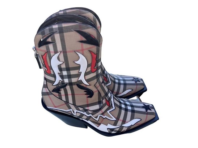 Burberry botas Multicolor Lienzo
