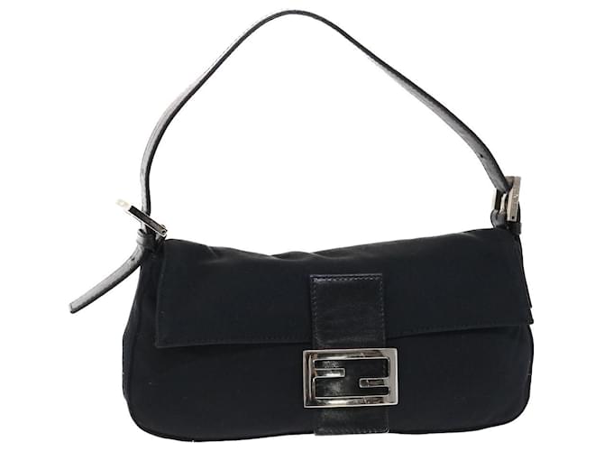 Fendi Black Baguette Bag