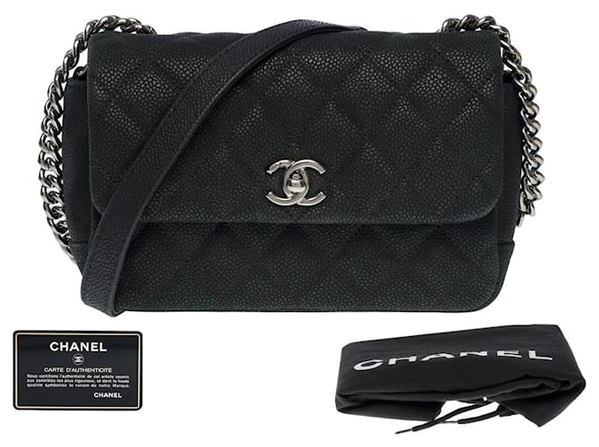 Sac Chanel Zeitlos/Klassisches schwarzes Leder - 100976  ref.1032867