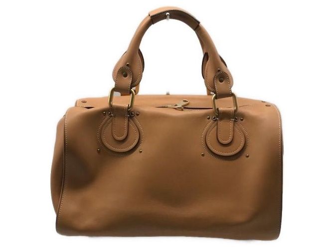Chloé ***Chloe  Aurora mini Boston handbag Beige